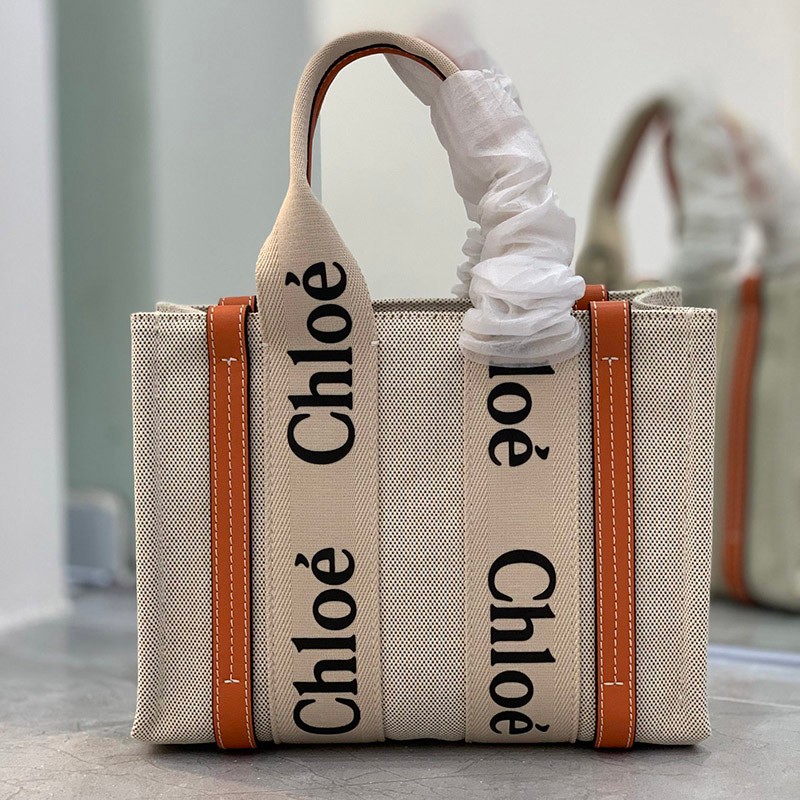 Sold out Chloe WOODY replica small tote bag with strap 3 model sizes CHC21WS397F37