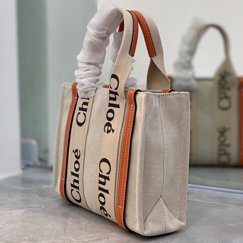 Sold out Chloe WOODY replica small tote bag with strap 3 model sizes CHC21WS397F37