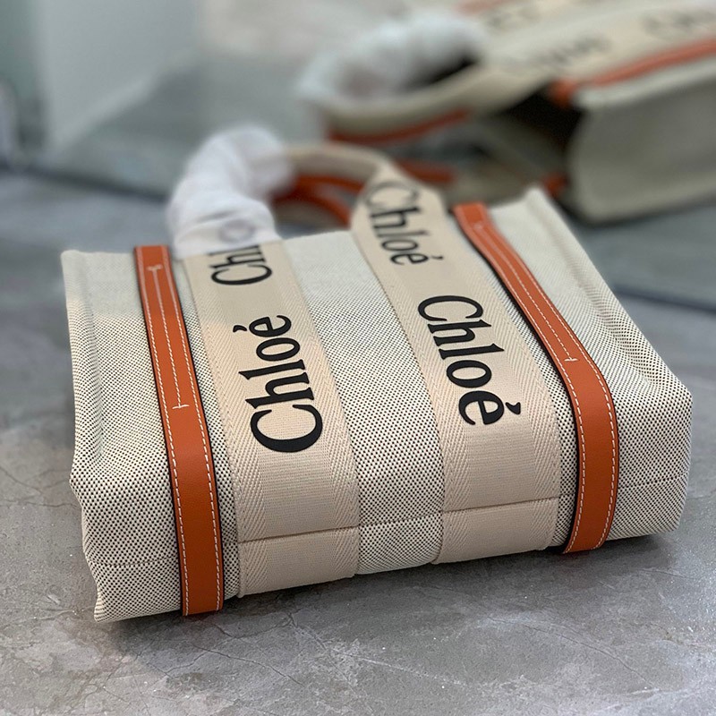 Sold out Chloe WOODY replica small tote bag with strap 3 model sizes CHC21WS397F37