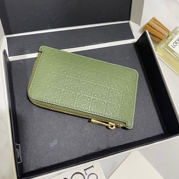 Sold out Loewe replica repeat logo coin card holder loh79309