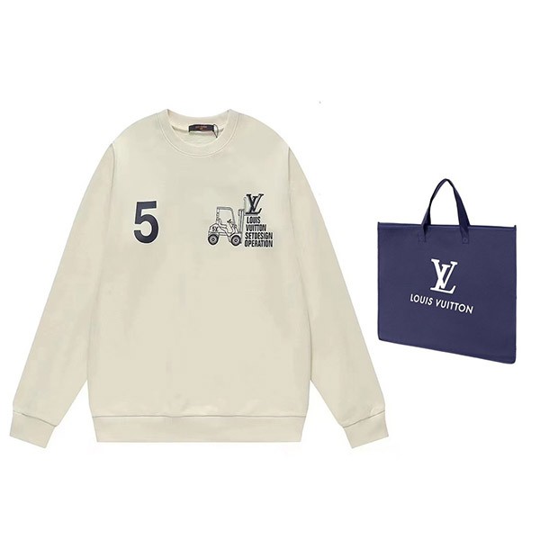 Extremely rare! Louis Vuitton LV print sweatshirt replica vue39335