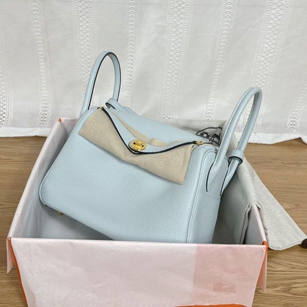 Hermes Lindy 26 Replica Silver Taurillon Clemence erl18025