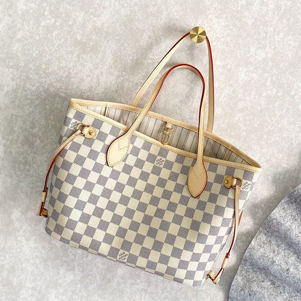 Love at first sight? Louis Vuitton Damier Azur Neverfull PM replica N41362 Love at first sight? Louis Vuitton Damier Azur Neverfull PM replica N41362