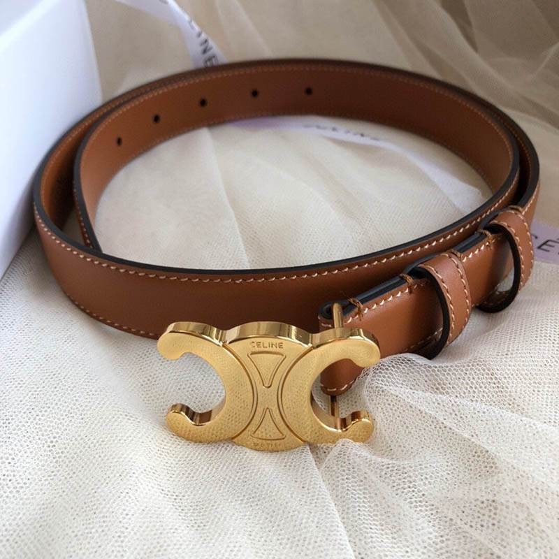 Best Price Challenge Celine Replica Triomphe Belt / Smooth Calfskin Cer84801