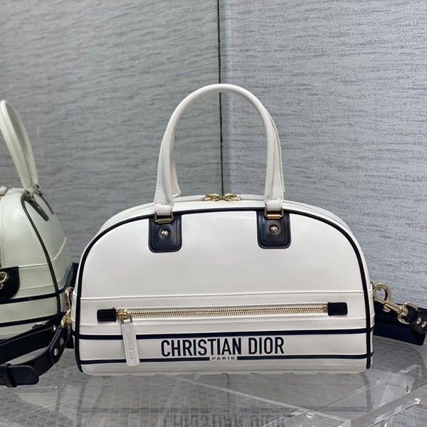 Extremely rare! Dior Vibe Bowling Bag Replica M6209OOBR_M933