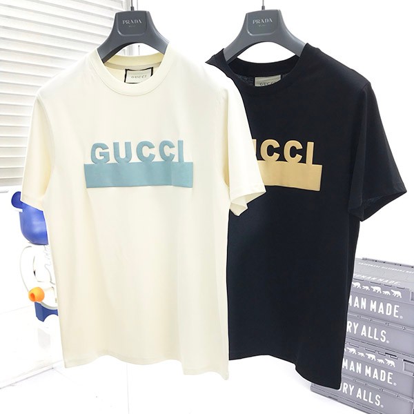 Gucci White T-shirt Copy Cotton 2 Colors guf64851 Gucci White T-shirt Copy Cotton 2 Colors guf64851