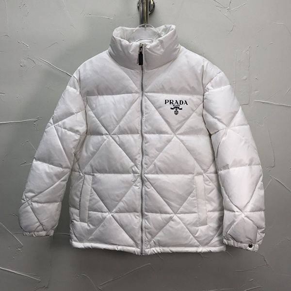 Popular all over the world? Prada Men's White Down Jacket Replica PUF21659