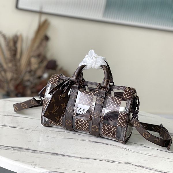 Very popular!! New color Louis Vuitton copy Keepall 25 Damier Monogram M20872 Very popular!! New color Louis Vuitton copy Keepall 25 Damier Monogram M20872