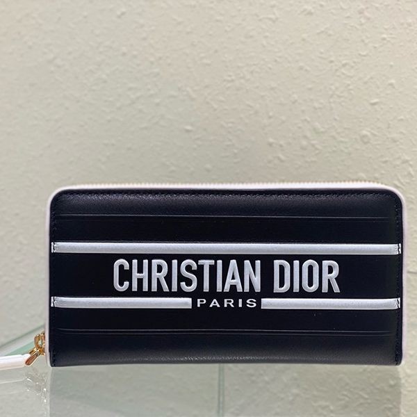 Dior VIBE VOYAGEUR Round Zip Long Wallet Replica def99099
