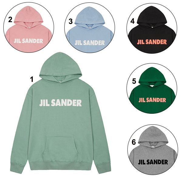 Popular and cute Jil Sander fake hoodie, available in 6 colors Jih19049