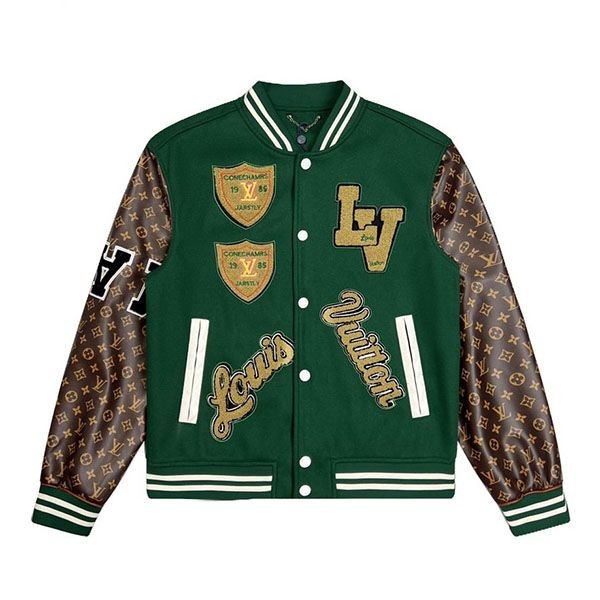 Louis Vuitton Replica LV Leather Embroidery Varsity vuh44341 Louis Vuitton Replica LV Leather Embroidery Varsity vuh44341