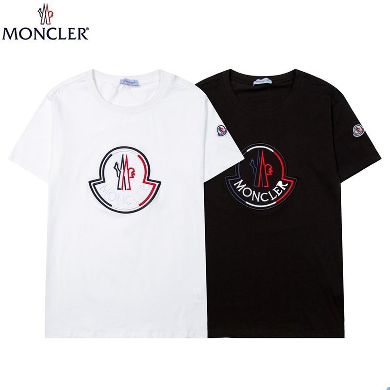 No customs duties Moncler big logo T-shirt copy 2 colors mon13603