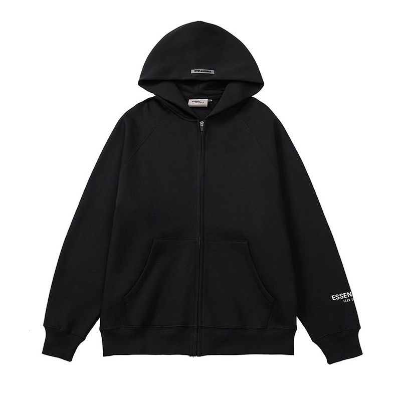 Very popular! Fear of God Essentials Hoodie Black Fil76950
