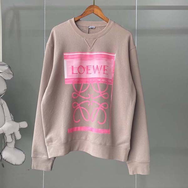 Eye-catching color Loewe Embroidered Anagram Sweatshirt lou57370