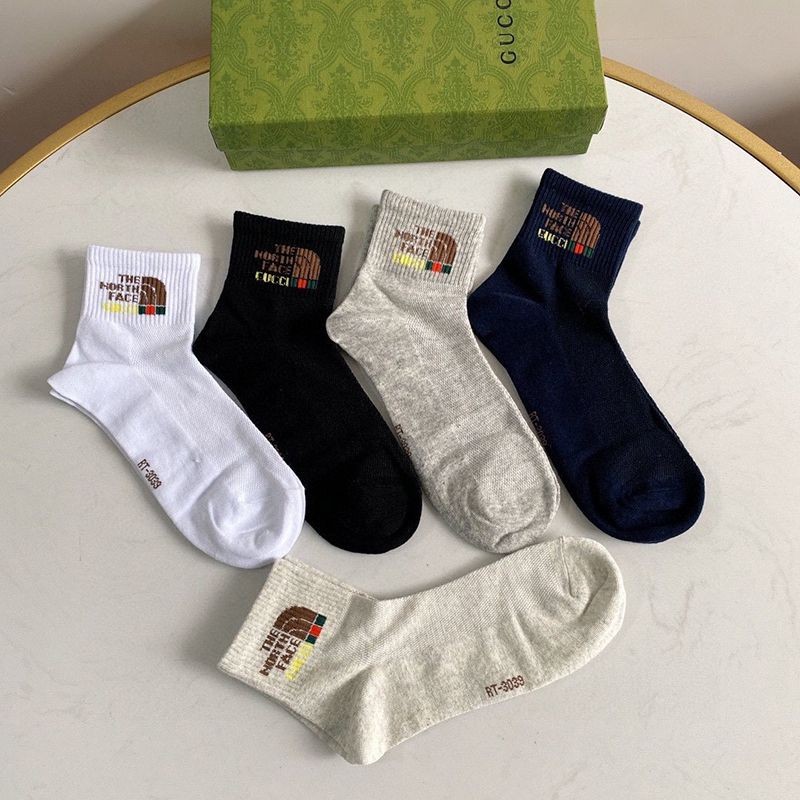 New for Spring☆ Gucci Replica Socks 5-Pair Set guj14488