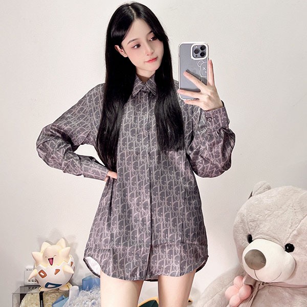 [One piece for a classy and refreshing look?] Dior overshirt copy det98574