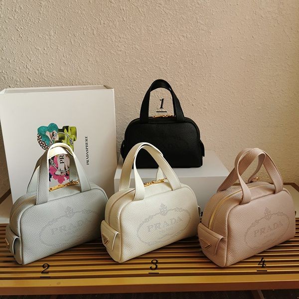 No.1 Popular Prada Leather Top Handle Handbag Replica 1BB078 pup48638