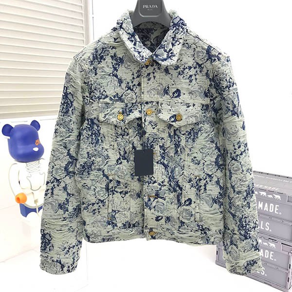 Louis Vuitton Classic Denim Jacket Replica 1AAGR9