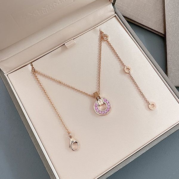 New sale Bulgari diamond necklace replica Bud99956