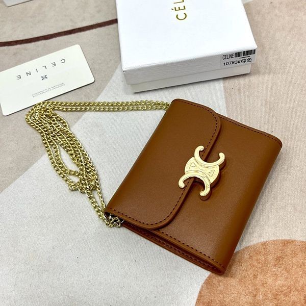 No.1 Popular Celine Replica Lambskin Flap Wallet Mini Wallet Cea22302