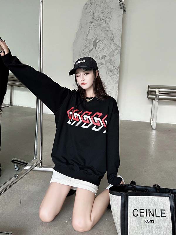 Sure to sell out: Gucci felt jersey hoodie replica gus56304