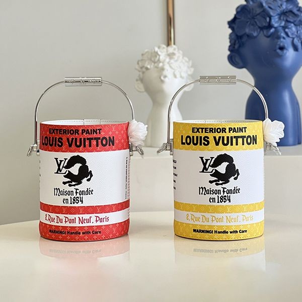 Free shipping Louis Vuitton Paint Can Paint Can Style Handbag Replica 2 Colors M81591 Free shipping Louis Vuitton Paint Can Paint Can Style Handbag Replica 2 Colors M81591