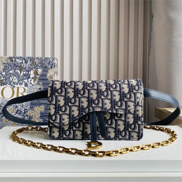 [Not available in Japan] Dior Oblique Saddle Wallet Bag Replica S5614CTZQ_M928