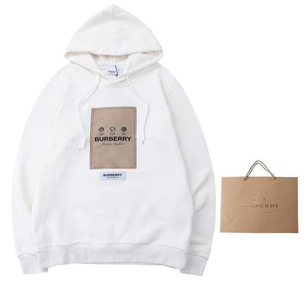 Burberry Label Applique Cotton Parka Replica Bau32709