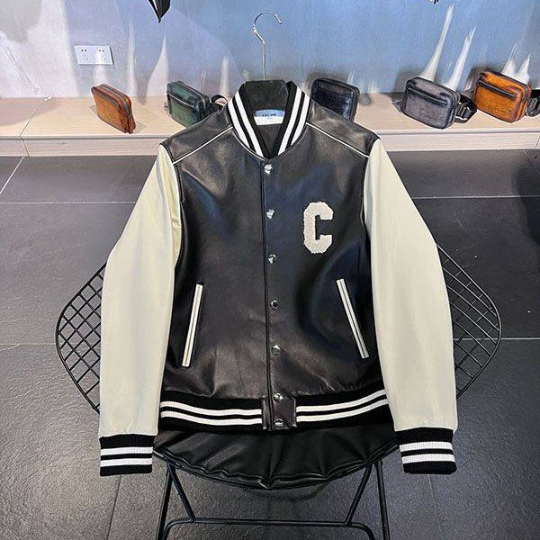 Celine Lambskin Leather Jacket Replica Cer37101