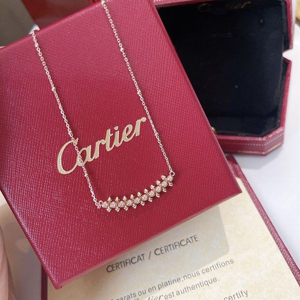 Cartier PG Crush de Fake Diamond Necklace kao61642