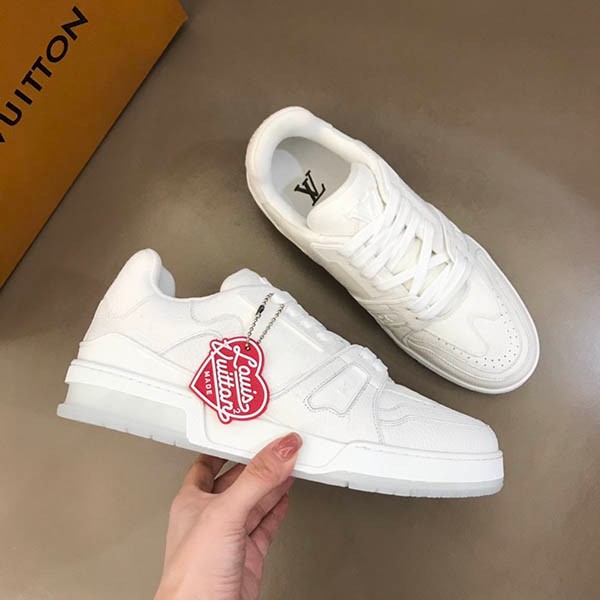 Sold out Louis Vuitton LV Trainer Line Sneakers Replica Color/White vuu71305