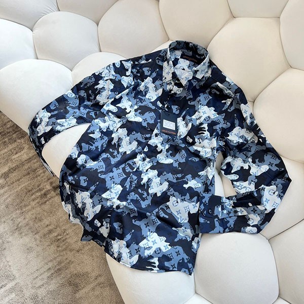 Very popular all over the world? Louis Vuitton Monogram Long Sleeve Shirt Replica vuz17892