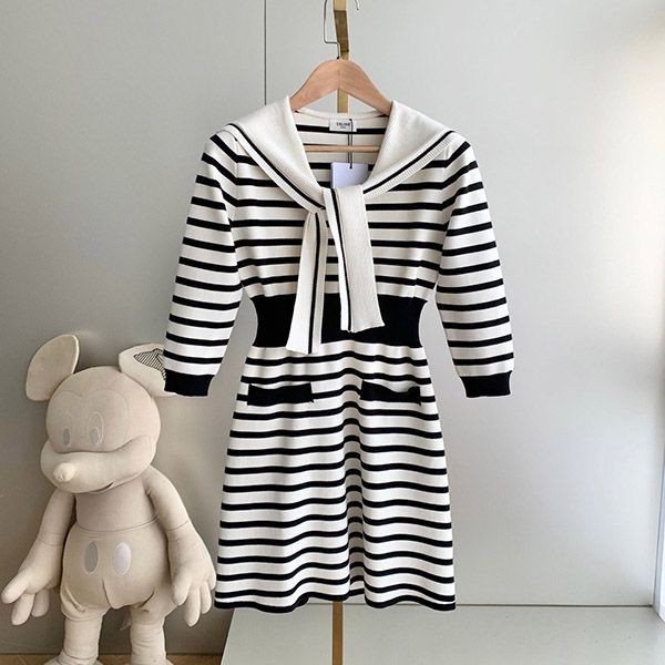 Super popular! Celine striped dress copy Cef96538