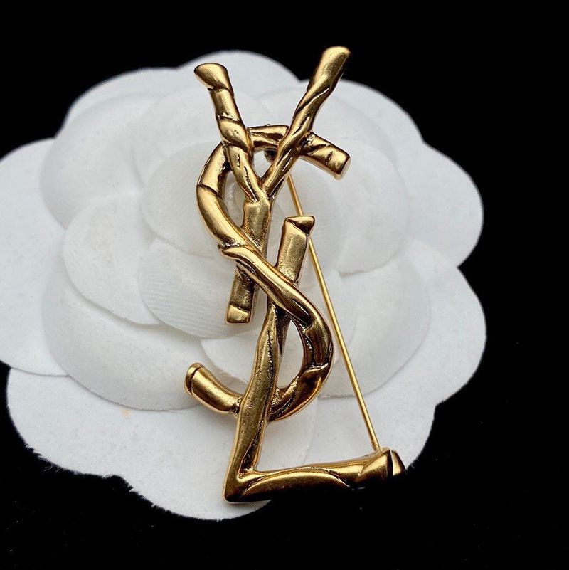 Hard to find [Saint Laurent] ◆Opium◆ YSL Crocodile Brooch Replica Saq16266