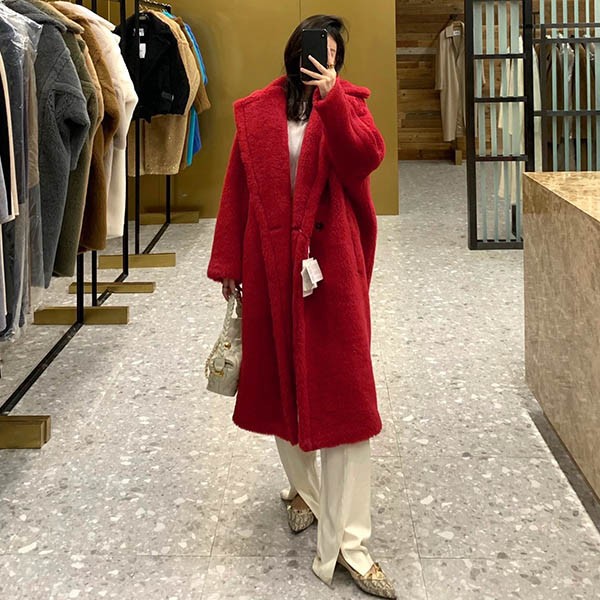Love at first sight? Max Mara TEDDY Teddy Bear Replica Icon Coat Red man33365 Love at first sight? Max Mara TEDDY Teddy Bear Replica Icon Coat Red man33365