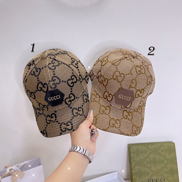 No.1 Popular Gucci Jumbo GG Canvas Baseball Cap Replica 2 Colors gue74909
