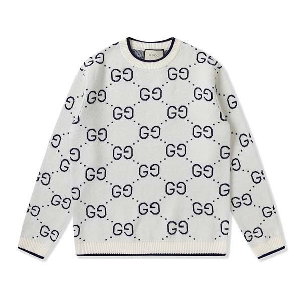 The hottest topic! Gucci GG jacquard cotton sweater guv35048