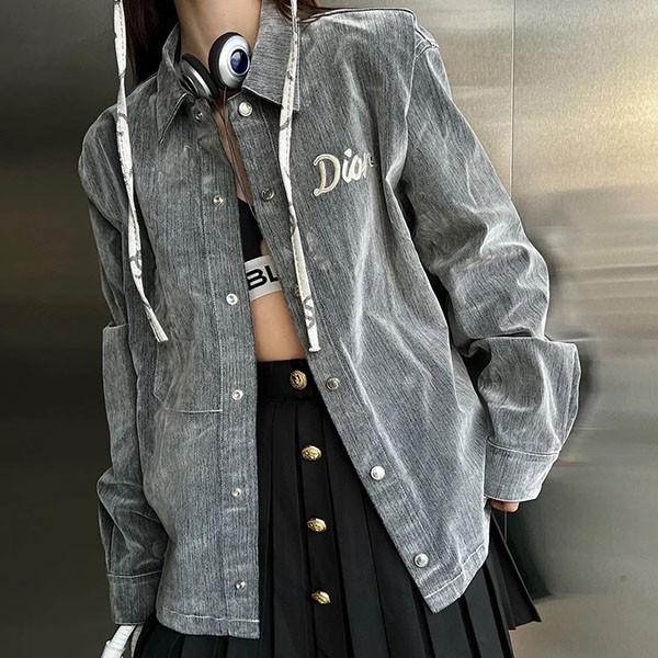 Out of stock in Japan ★ Dior [Dior & Jack Kerouac fake] Overshirt 033D490G300X_C810