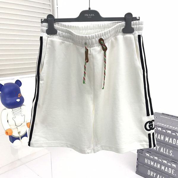 Very popular: Gucci Adidas Trefoil Gucci embroidered shorts parody gud43893