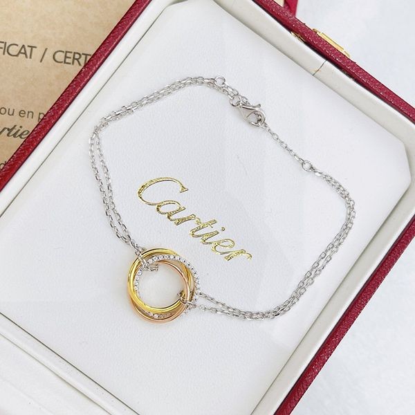 Cartier Trinity Diamond Bracelet kan07486