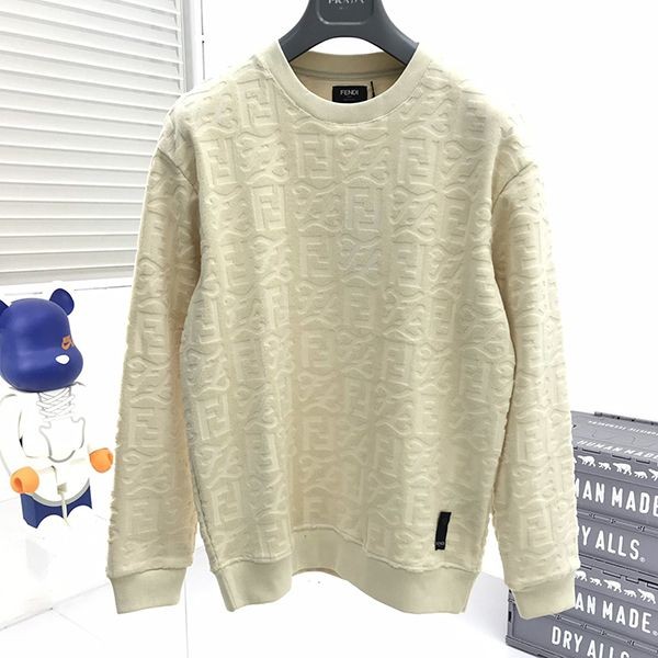 Very popular!! New color Fendi white viscose sweater fake fee66065 Very popular!! New color Fendi white viscose sweater fake fee66065