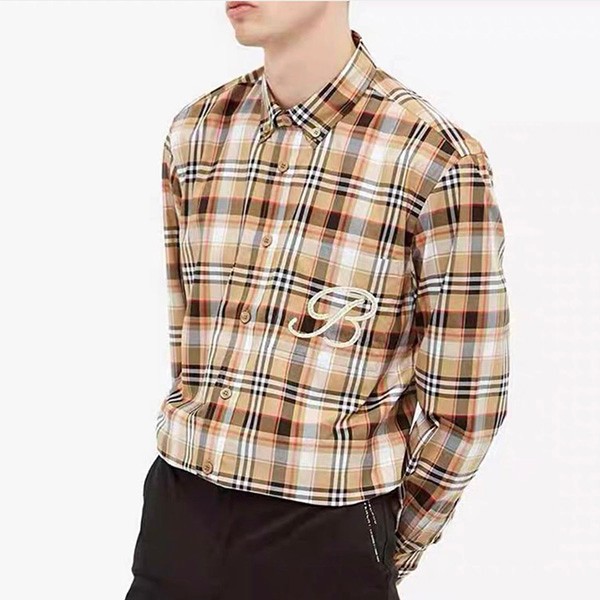 [Not available in Japan] Burberry Check Cotton Shirt Replica Bar32491