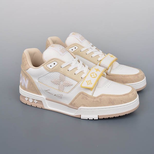 Very popular!! New color Louis Vuitton LV Trainer line sneakers replica vun73598