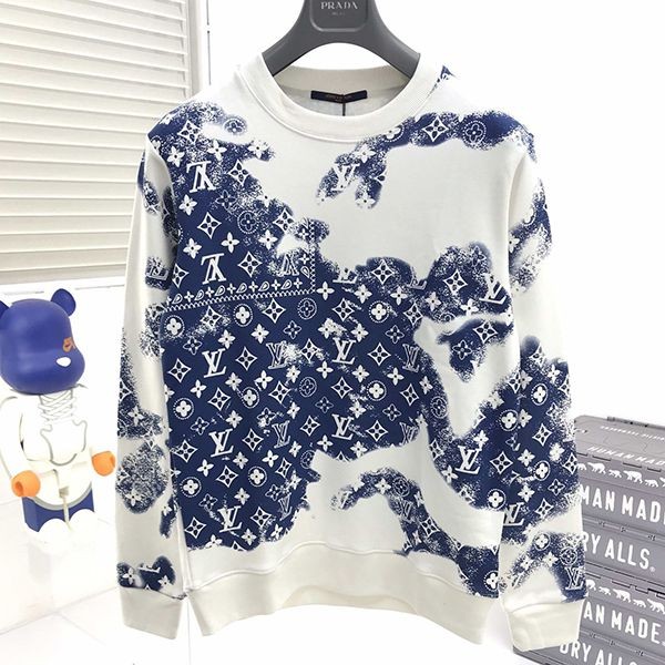 21-22AW Louis Vuitton Monogram Bandana Crewneck Replica vue16655