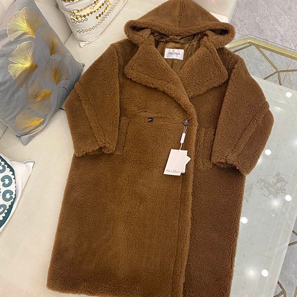World-famous? Max Mara replica TEDDY Teddy Bear Icon Coat camel mar62051