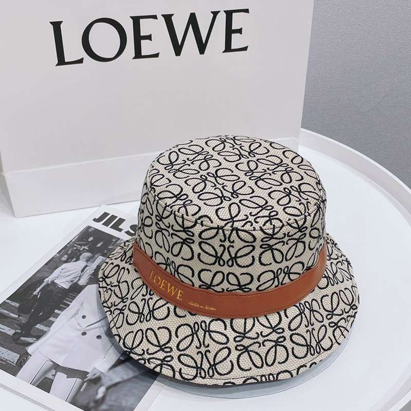 ☆Super popular☆Loewe bucket hat replica Anagram logo jacquard bucket hat loe46410