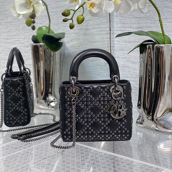 Very popular! Lady Dior replica LADYD-LITE gold logo medium des32445 Very popular! Lady Dior replica LADYD-LITE gold logo medium des32445