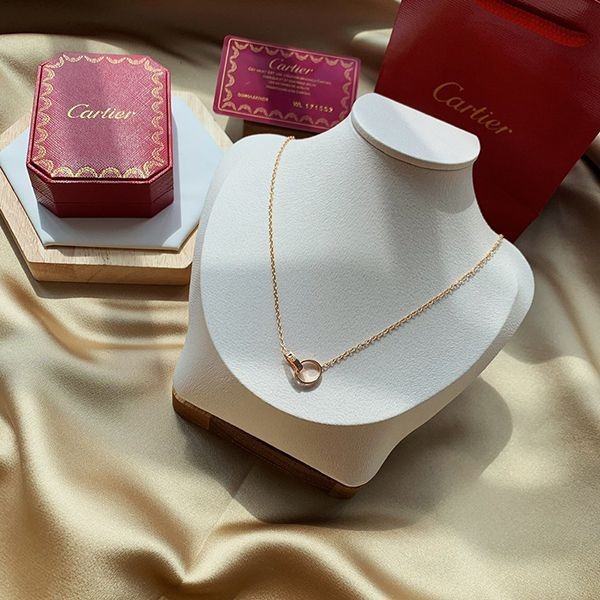 Super popular? [Cartier copy] LOVE necklace kao45364