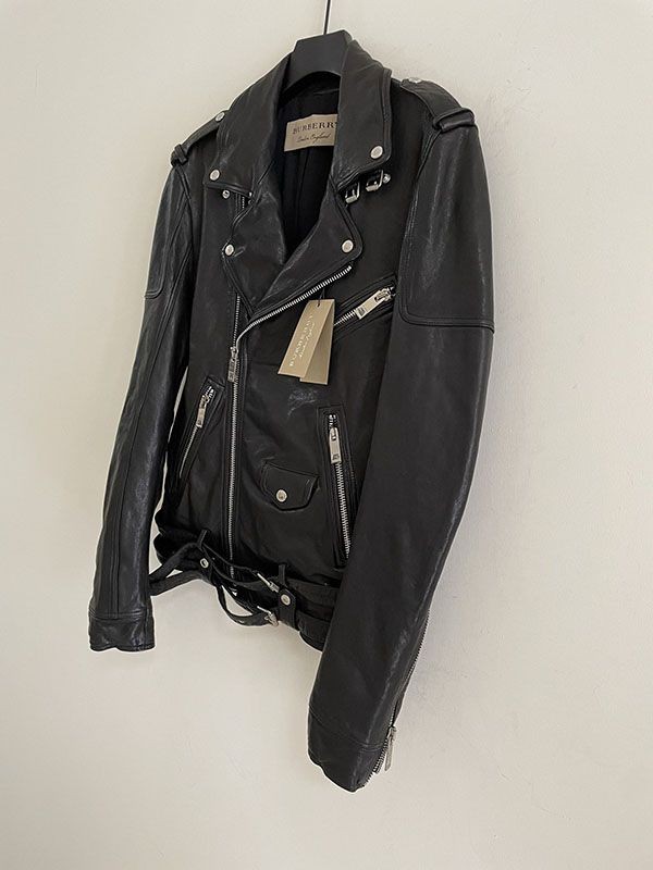 Burberry Lamb Leather Padded Riders Jacket Replica Bal69270, popular worldwide