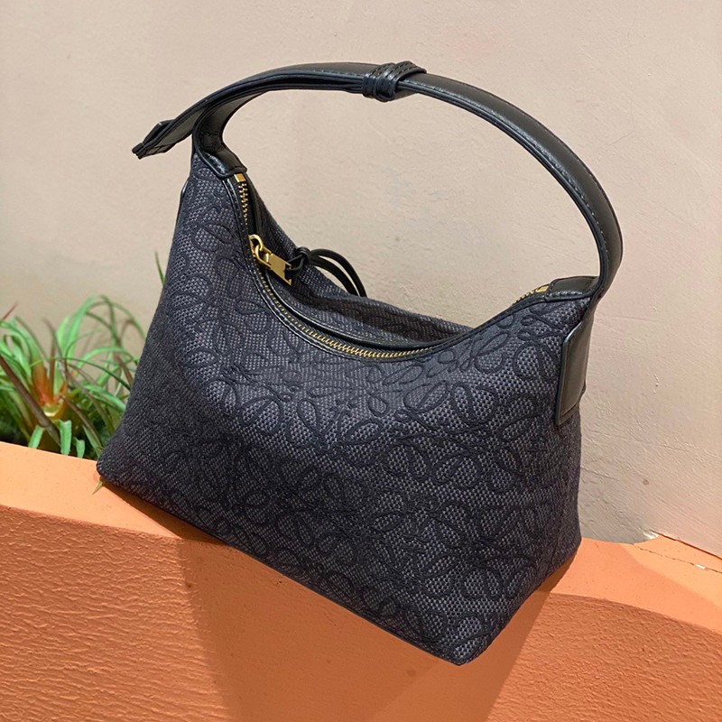 ★Popular in Japan! [Loewe handbag replica] Cuby bag small anagram jacquard low81753